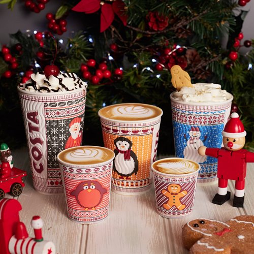 Costa's Christmas Menu is now Available